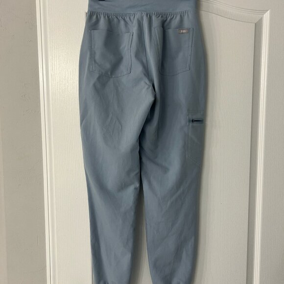 Zamora Jogger Scrub Pants - Dusty Blue - Picture 4 of 5
